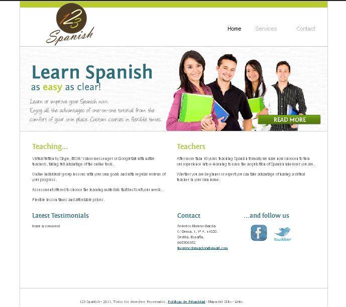 Web 123Spanish