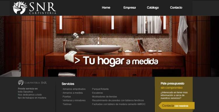 Web Carpintería SNR