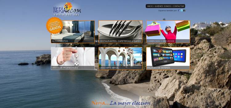 En funcionamiento Web Nerja