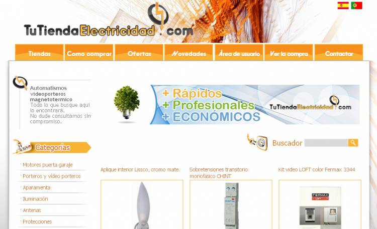 Web Tienda Electricidad