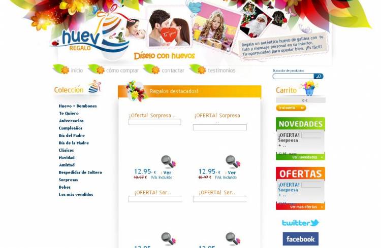 Web Huevo Regalo