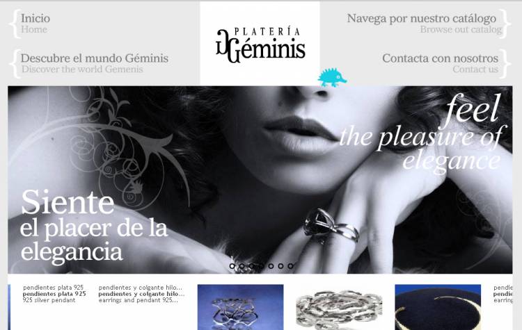 Web Platería Géminis