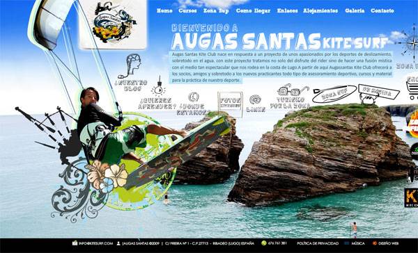 Web Augas Santas Kite Surf