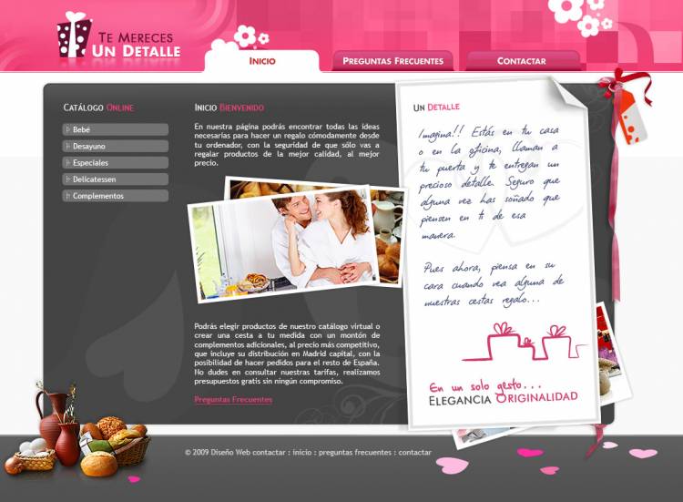 Nuevo diseño web: Te Mereces Un Detalle