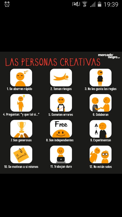 Así son las personas creativas