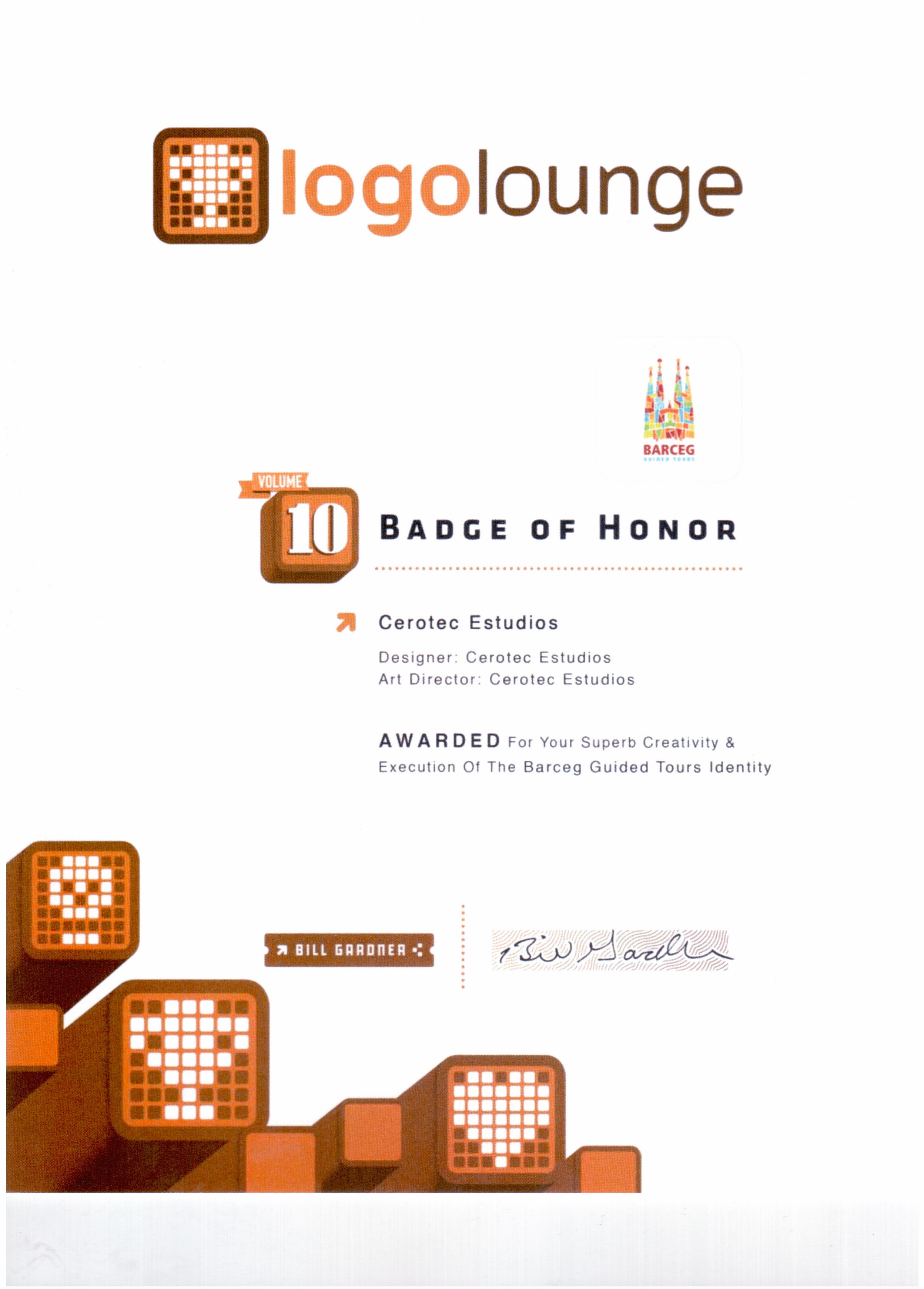 Cerotec gana insignia de honor en Logolounge