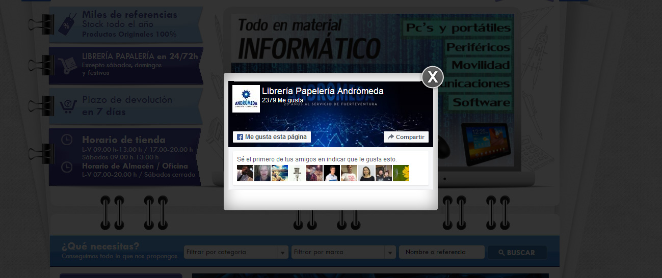 Popup para compartir tu facebook para tu página web