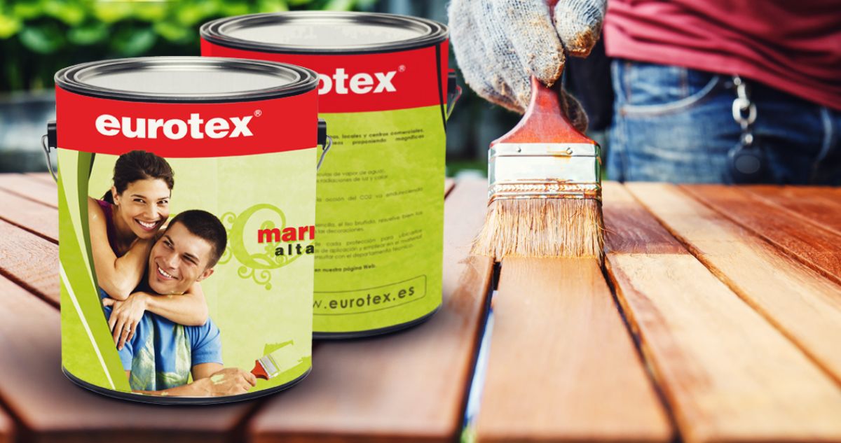 Diseño de packaging para pinturas Eurotex, etiquetas y envases