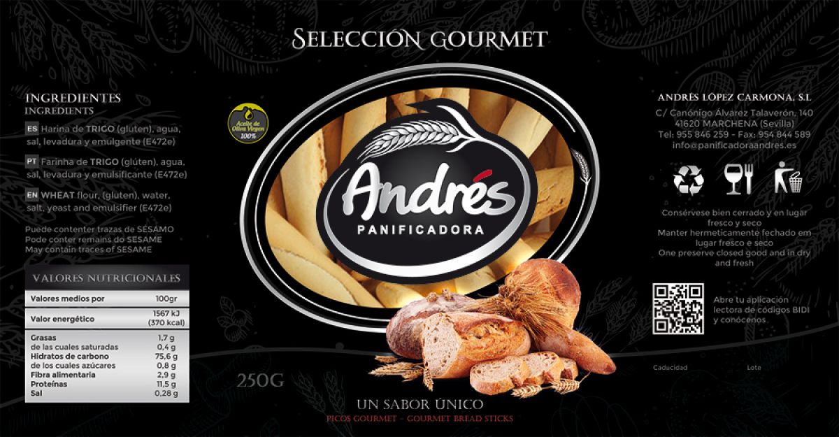 Proyecto de packagin Panificadora Andrés