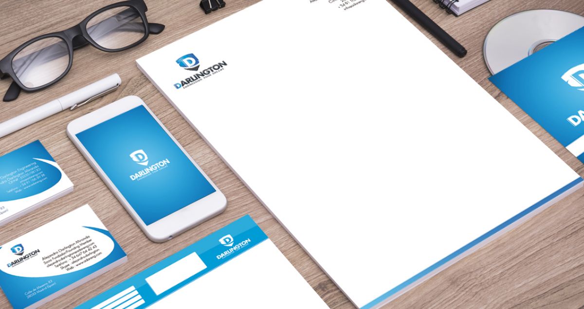 Portafolio: Imagen corporativa y web de Darlington  - Diseño de Porta