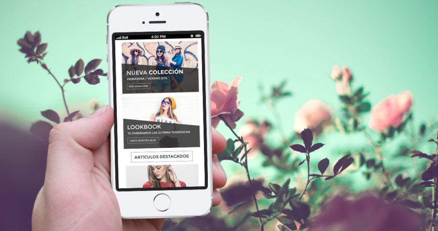 Diseño web Mandarina 