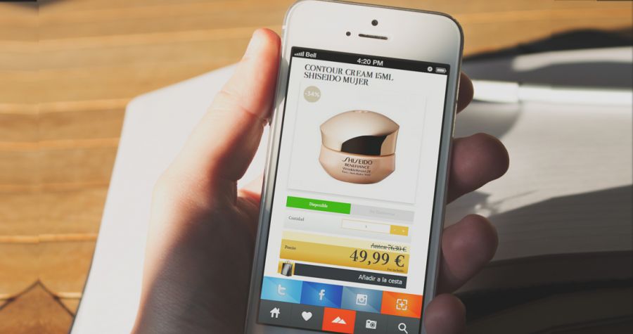 Diseño Tiendas online Perfumes Gold
