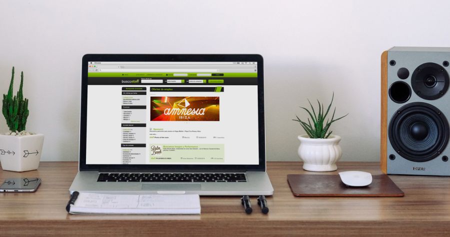 Diseño web Busco Staff