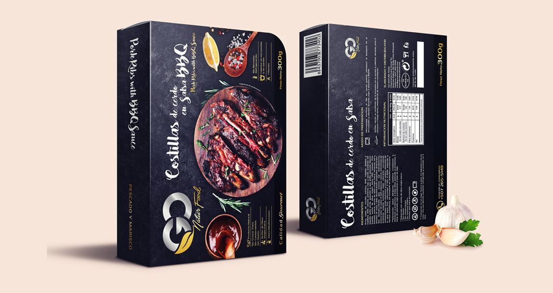 Packaging Costillas Barbacoa