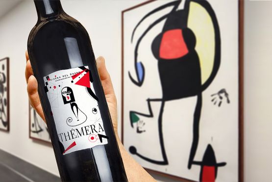 Foto principal Etiqueta vino inspirada en Joan Miró