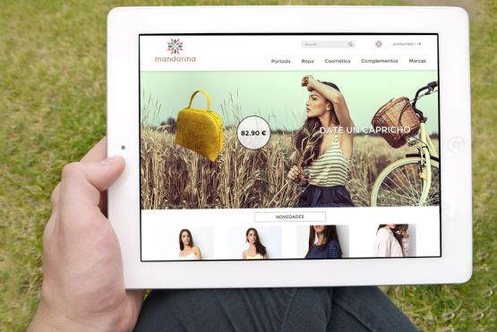 Foto principal Tienda Online Mandarina dispositivo Tablet
