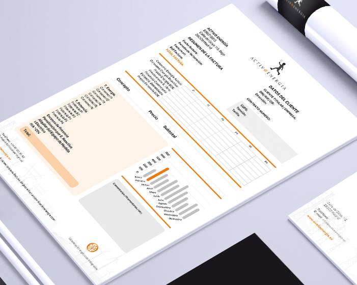 Diseño de una factura